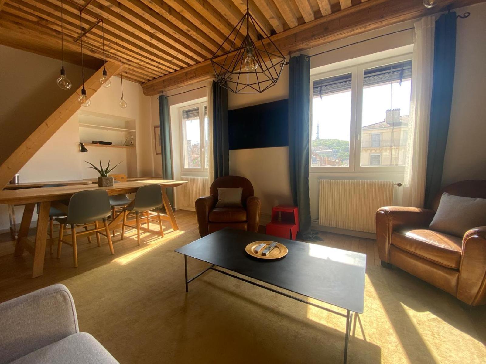 Appartement T3 Hyper Centre De Lyon, Super Vue Fourviere Eksteriør billede